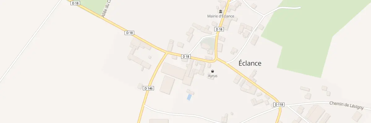 Plan du 6 Rte de Trannes à Éclance