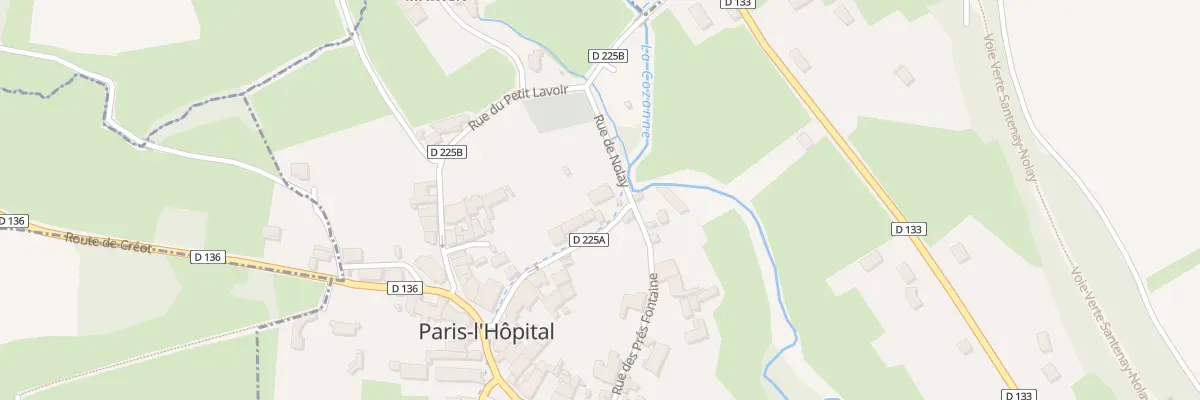 Plan du 3 Rue de Nolay à Fontaines