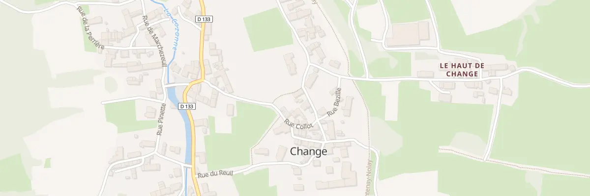 Plan du 1 Rue de Perroux à Change