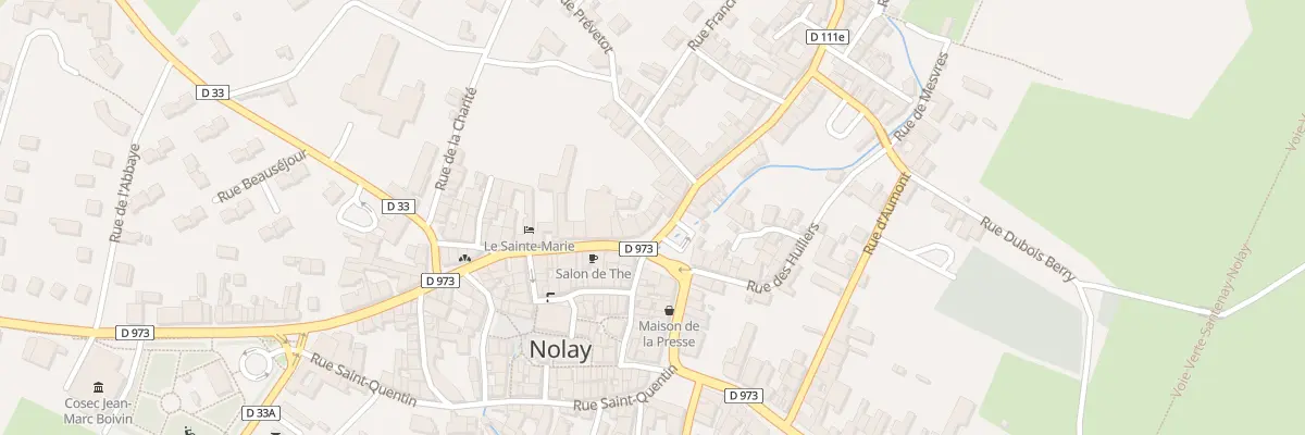 Plan du 5 Rue Saint Pierre à Nolay