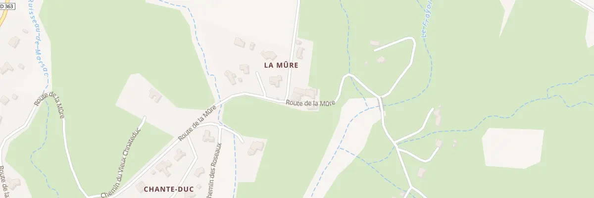 Plan du 1075 Rte de la Mure à Aubignas