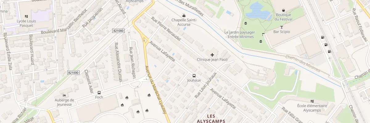 Plan du 17 Av Lafayette à Arles