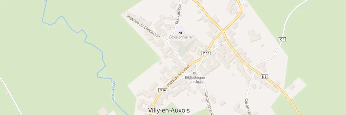 Plan du 5 Rue de l’Eglise à Villy-en-Auxois