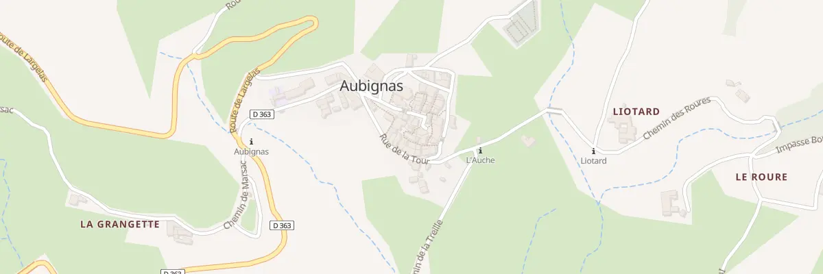 Plan du 15 Rue Longue à Aubignas