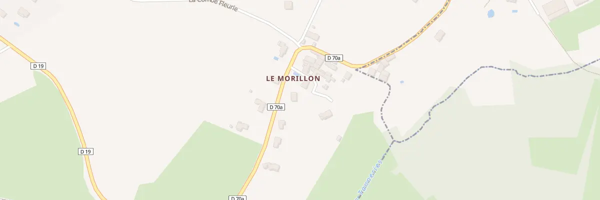 Plan du 306 Rte du Morillon à Éveux