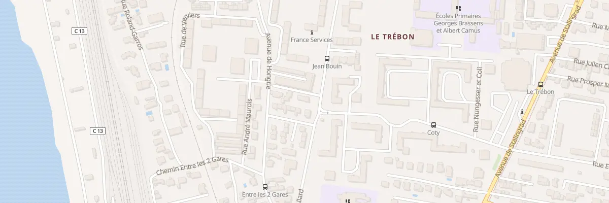 Plan du 15 Rue Marius Allard à Arles