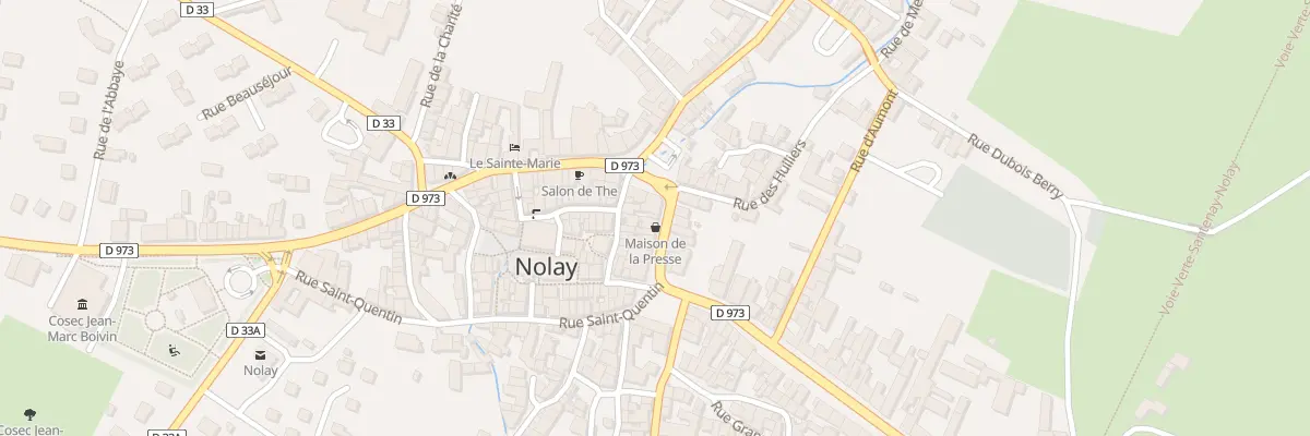 Plan du 11 Rue de la République à Nolay