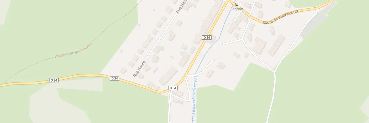Plan du 192 Rte de Neuville les This à Fagnon