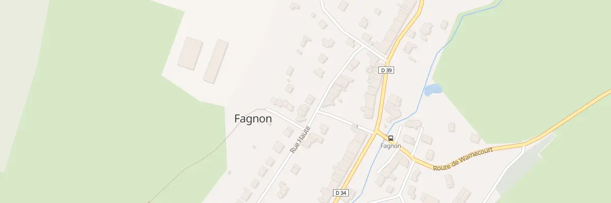 Plan du 8B Rue Haute à Fagnon