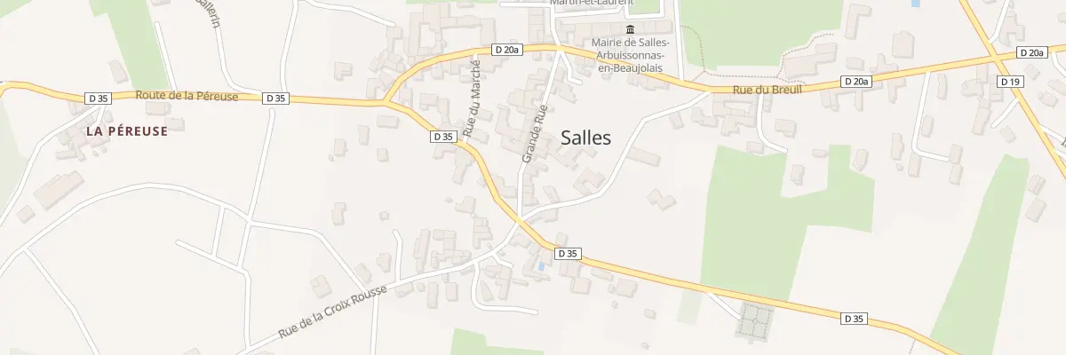 Plan du 129 Grande Rue à Salles-Arbuissonnas-en-Beaujolais