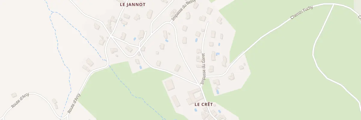 Plan du 314 Rte du Cret à Sourcieux-les-Mines