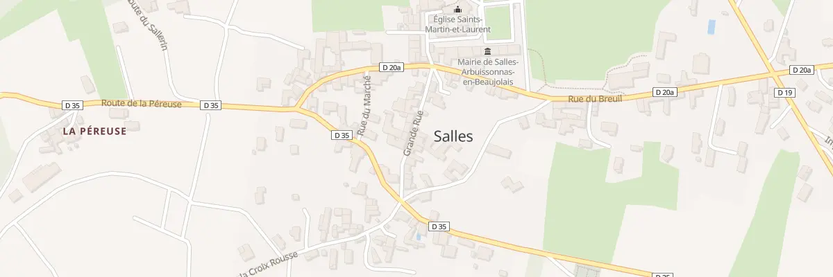 Plan du 87 Rue Grande Rue à Salles-Arbuissonnas-en-Beaujolais