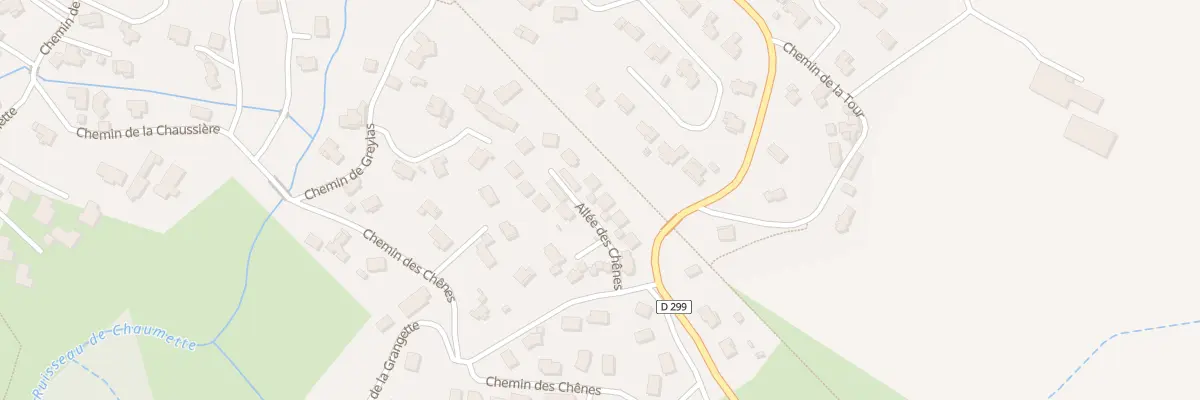 Plan du 22 All des Chenes à Alissas