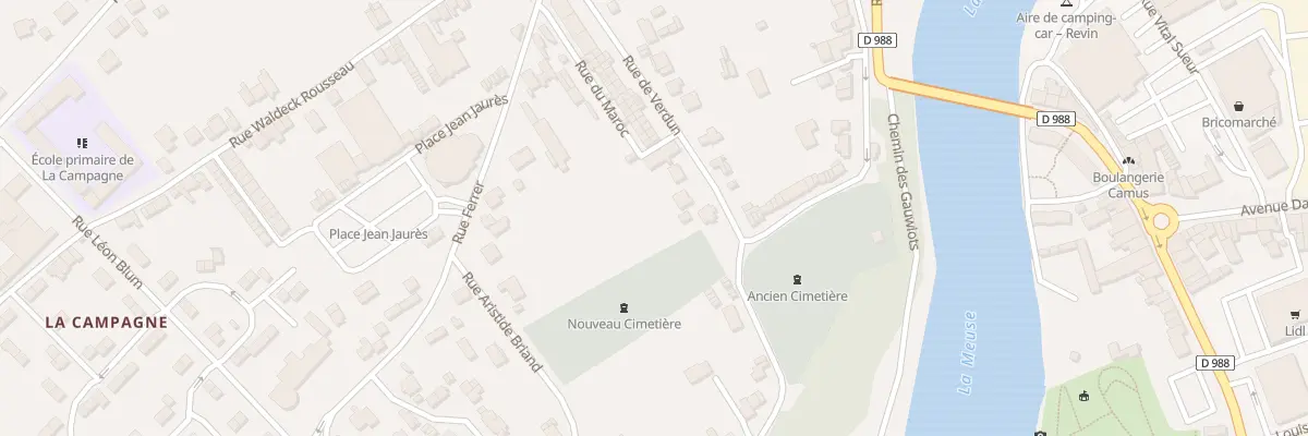 Plan du 42 Rue de Verdun à Revin