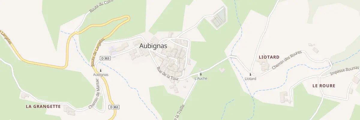 Plan du 35 Rue Porte Feodale à Aubignas