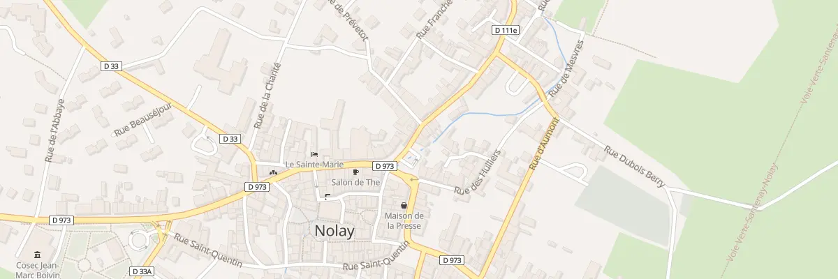 Plan du 12 Rue Saint Pierre à Nolay