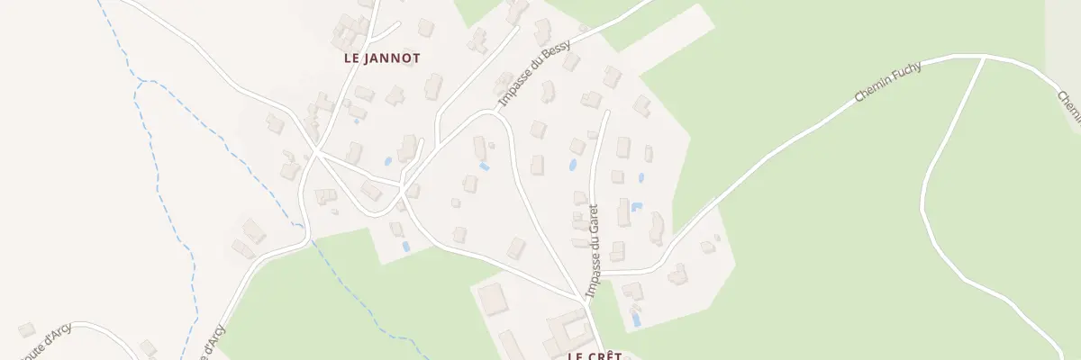 Plan du 317 Rte du Cret à Sourcieux-les-Mines