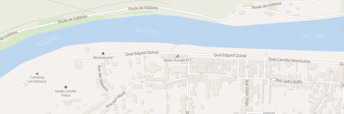 Plan du 71 Quai Edgard Quinet à Revin