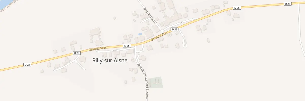 Plan du 18 Rue Grande Rue à Rilly-sur-Aisne