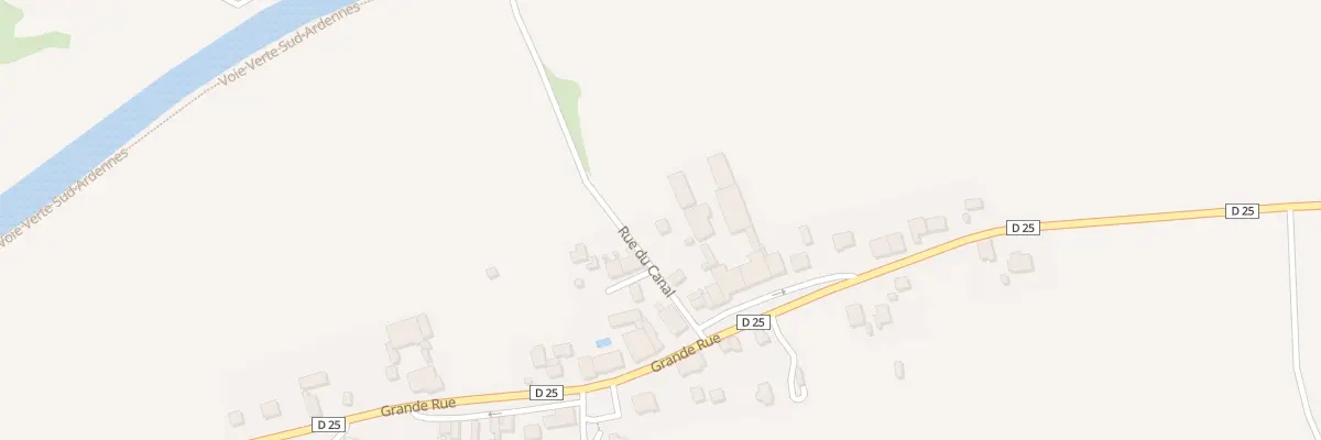 Plan du 6 Rue du Canal à Rilly-sur-Aisne