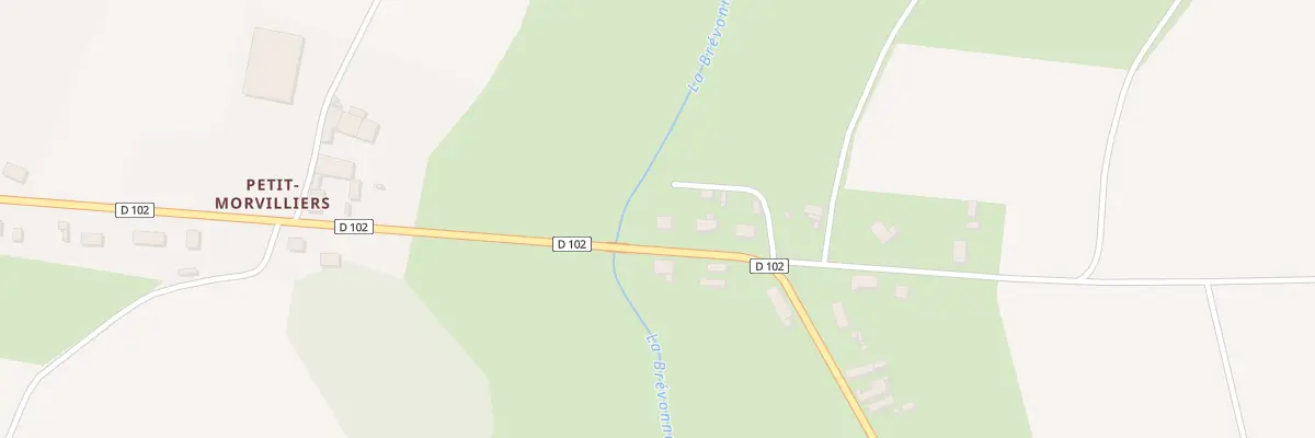 Plan du 6 Rue De La Garenne à Morvilliers