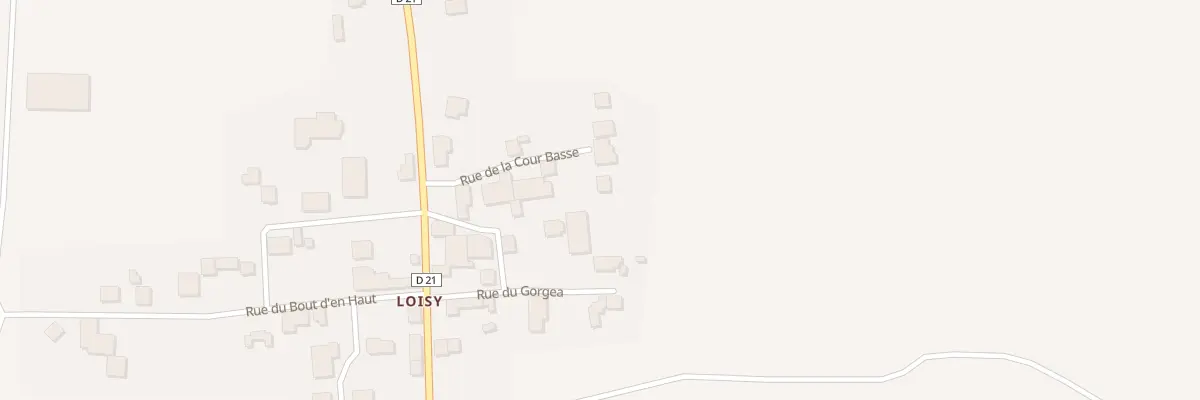 Plan du 4 Rue de la Cour Basse à Grivy-Loisy