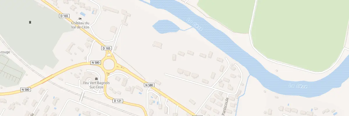 Plan du 633 Rte d’Avignon à Bagnols-sur-Cèze