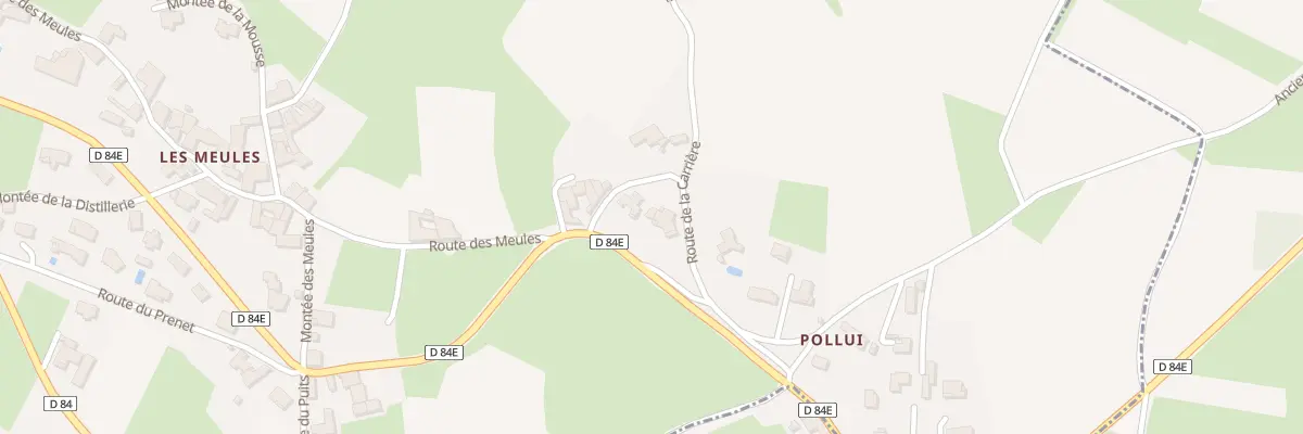 Plan du 109 Rte de la Carriere à Cogny