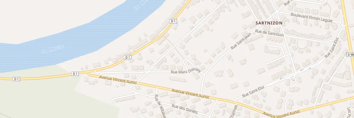 Plan du 4 Rue Georges Mandel à Revin
