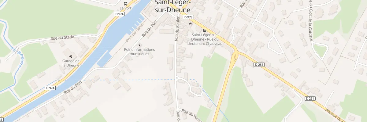 Plan du 23 Rue du Reulet à Saint-Léger-sur-Dheune