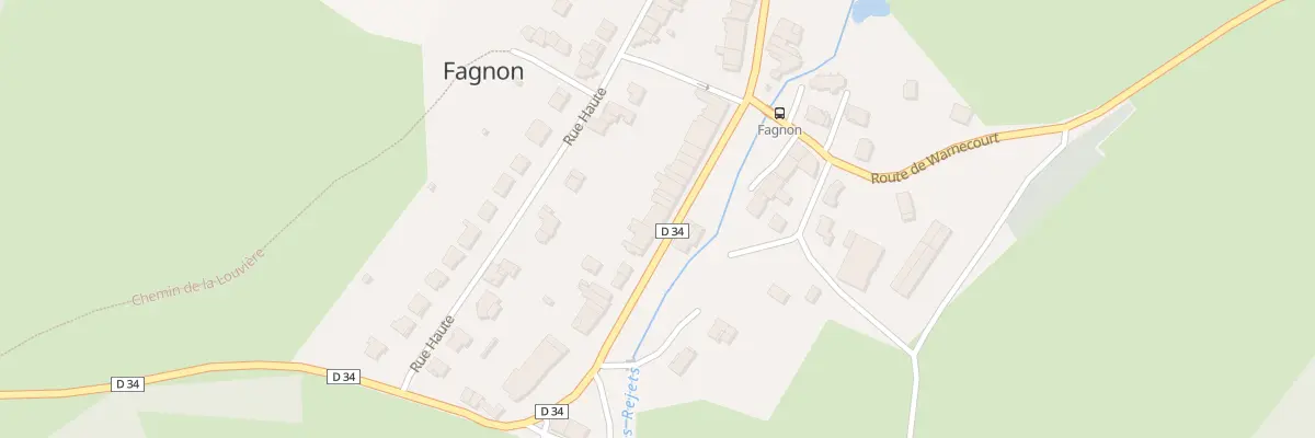 Plan du 12 Rte de Neuville les This à Fagnon