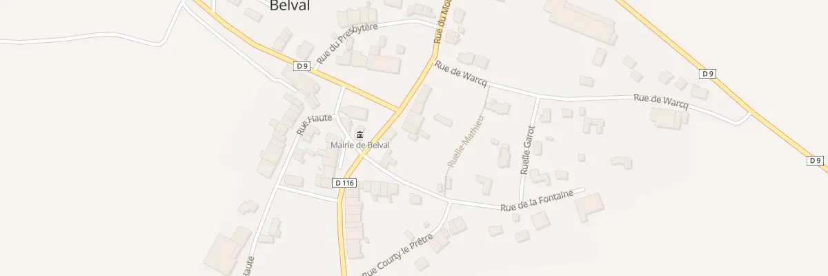 Plan du 6 Pl de l’Eglise à Belval