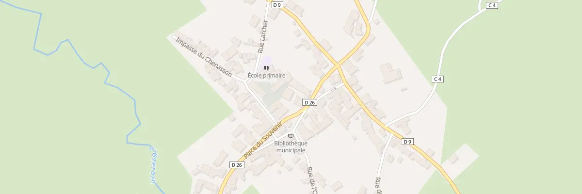 Plan du 4 Pl du Souvenir à Villy-en-Auxois