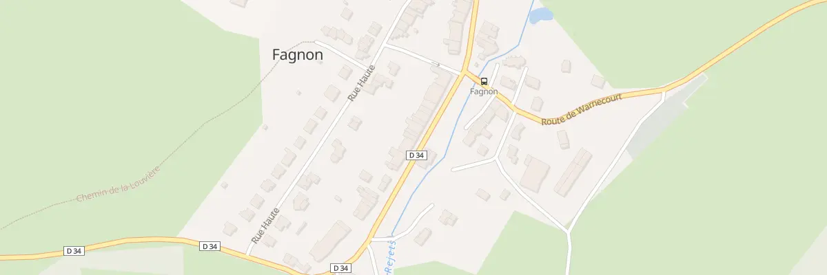 Plan du 94 Rte de Neuville les This à Fagnon