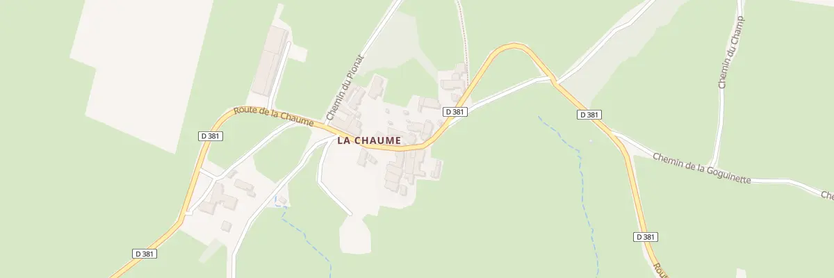 Plan du 5009 La Chaume à Lournand