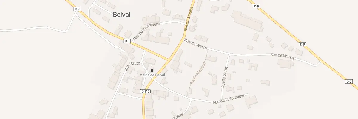 Plan du 16 Pl de l’Eglise à Belval