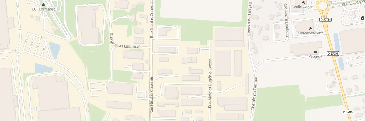 Plan du 25 Rue Aimé et Eugénie Cotton à Arles