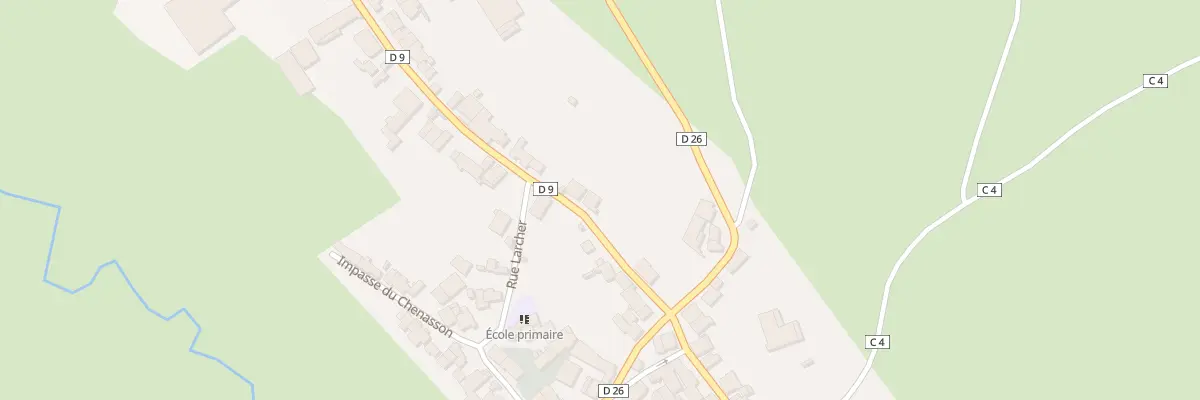 Plan du 4 Rue du Château à Villy-en-Auxois