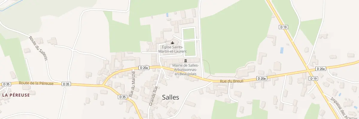 Plan du Chapitre à Salles-Arbuissonnas-en-Beaujolais