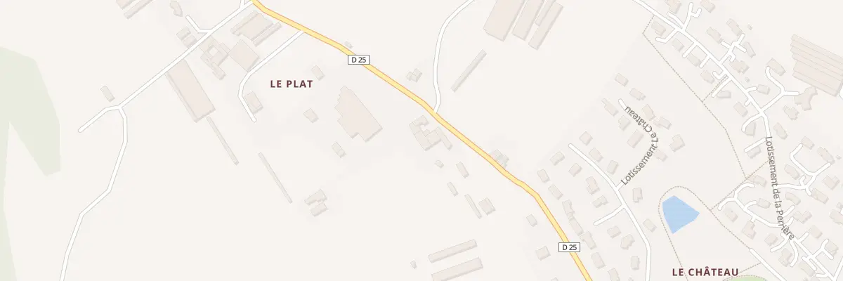 Plan du 36 Rte d’Yzeron à Thurins