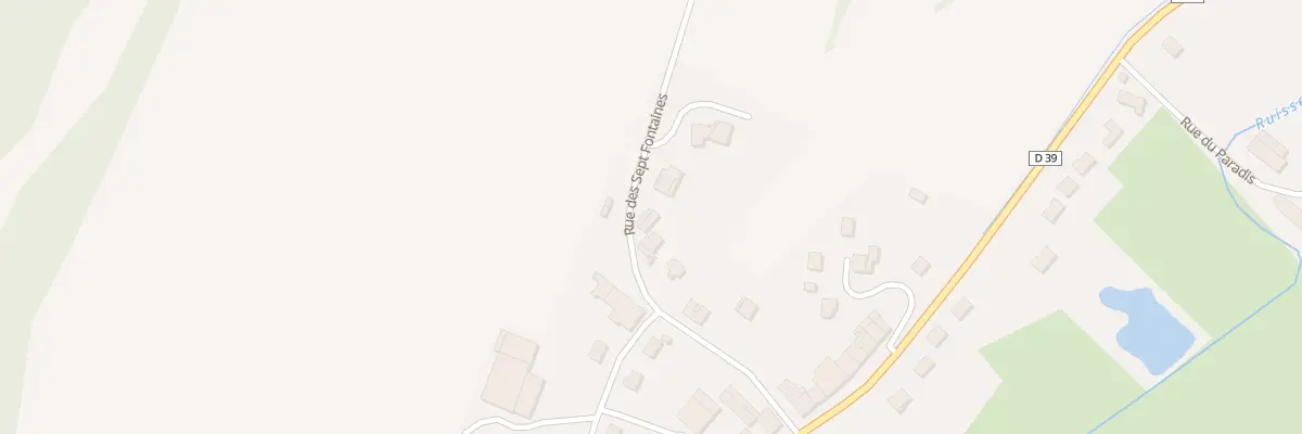 Plan du 194 Rue des Sept Fontaines à Fagnon
