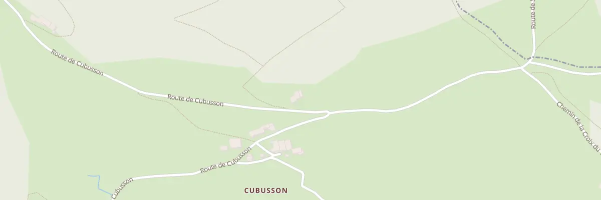 Plan du 2950 Rte de Cubusson à Véranne