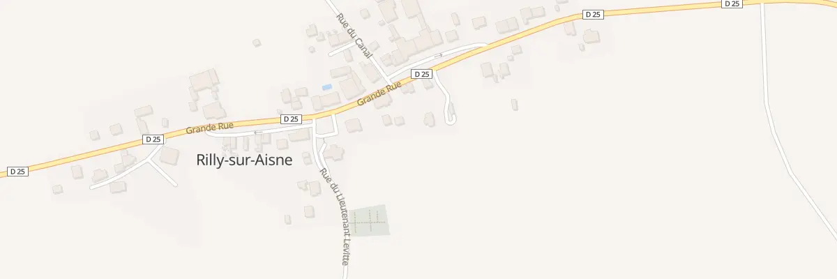 Plan du 22 Rue Grande Rue à Rilly-sur-Aisne