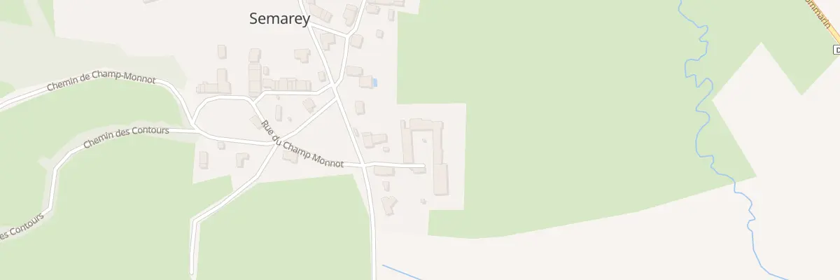 Plan du 2 Imp de la Bergerie à Semarey