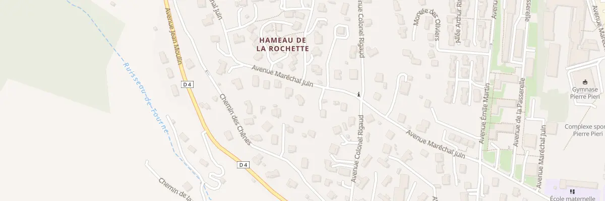 Plan du 23 Av Marechal Juin à Bourg-Saint-Andéol