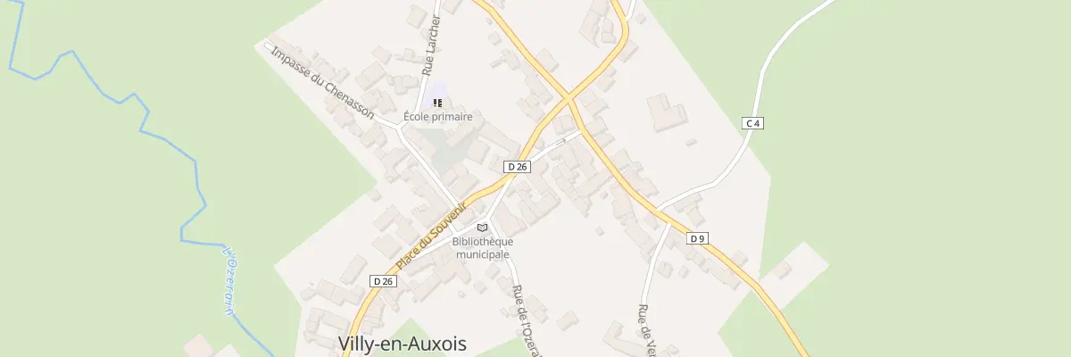 Plan du 5314 Pl du 11 Novembre à Villy-en-Auxois