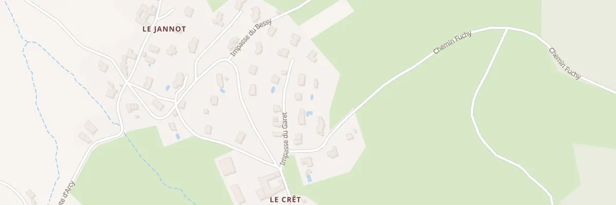 Plan du 68 Imp du Garet à Sourcieux-les-Mines