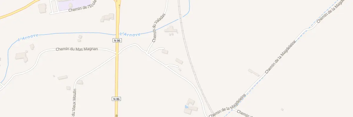 Plan du 431 Che du Valadas à Saint-Alexandre