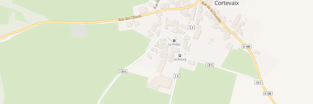 Plan du 5005 Le Bourg à Cortevaix