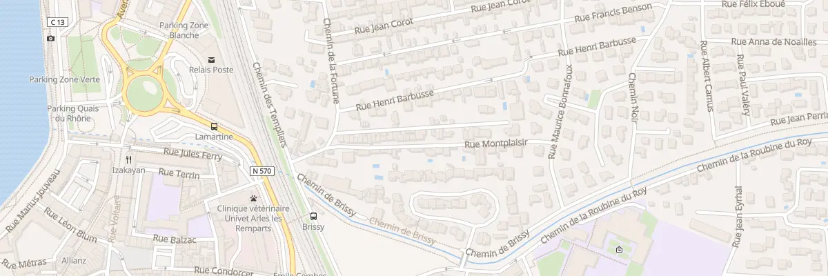 Plan du 29 Rue Montplaisir à Arles